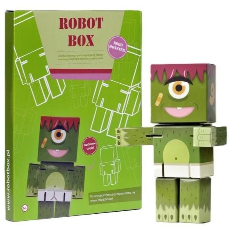 Art And Play, Robot Box, zestw do złożenia robota, Robo Monster