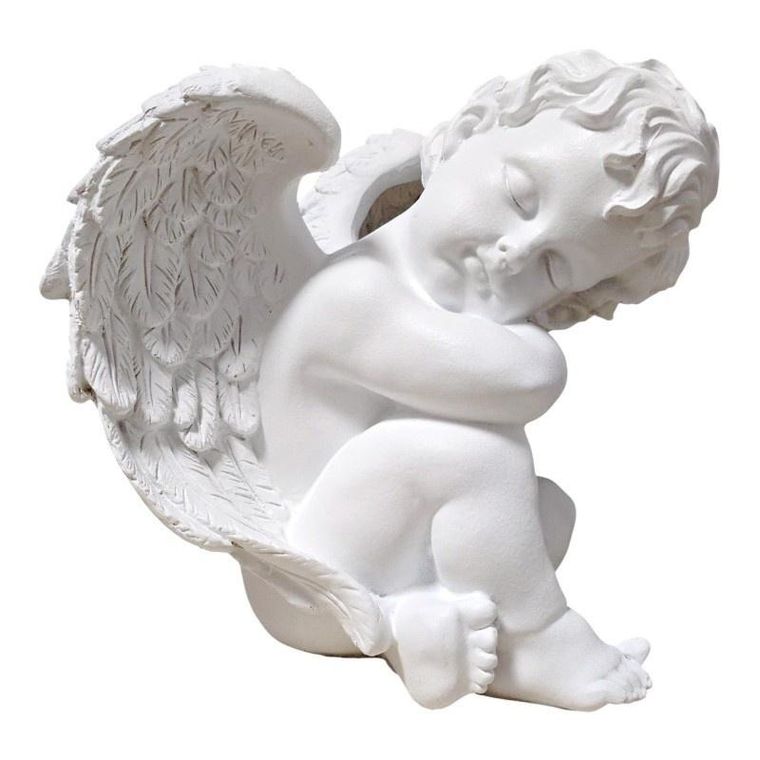 Art Sacrum, figurka, anioł śpiący, 22 cm
