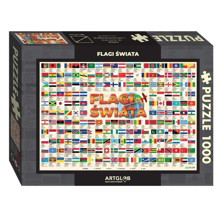 ArtGlob, Flagi świata, puzzle, 1000 elementów