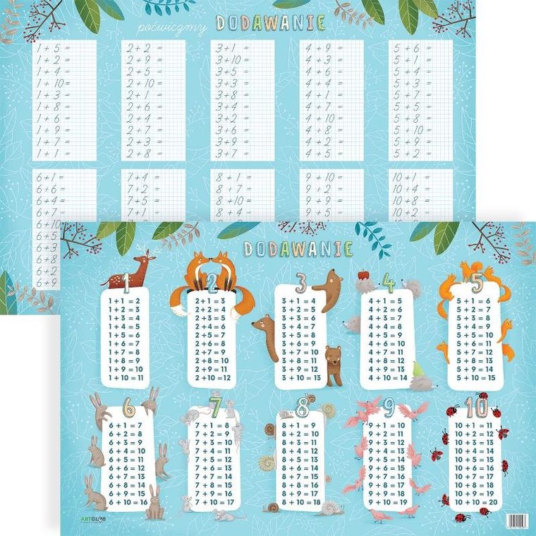 Artglob, podkładka na biurko, mata, dwustronna + pisak dodawanie