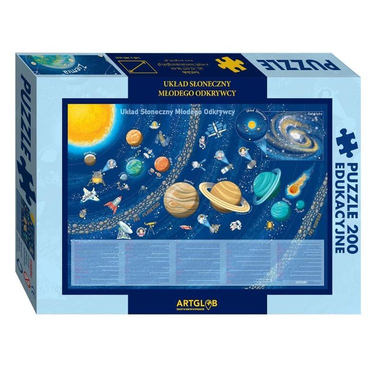 Artglob, Układ Słoneczny, puzzle, 200 elementów