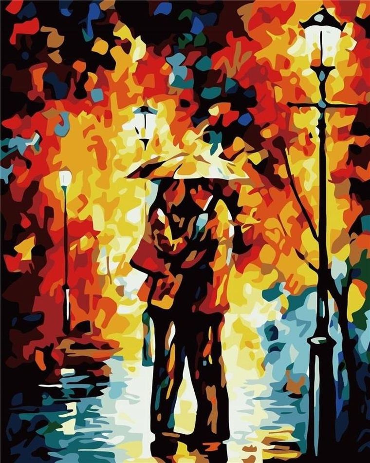 ArtiFly, malowanie po numerach, Spotkanie, 40-50 cm