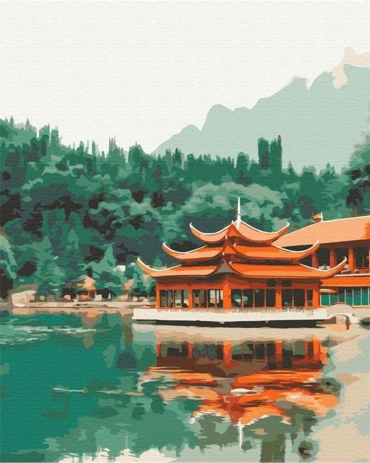 ArtiFly, malowanie po numerach, Wschodni spokój, 40-50 cm