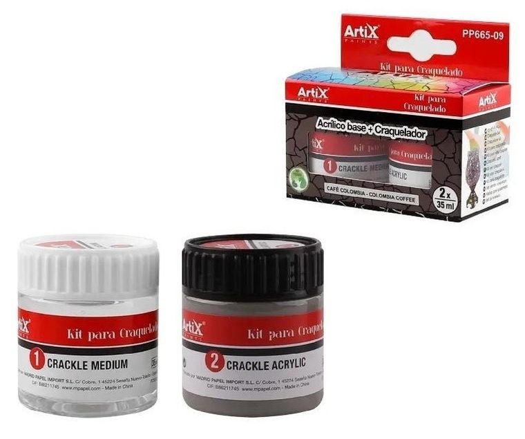 Artix, farba akrylowa, kawowy, 35 ml + środek tworzący