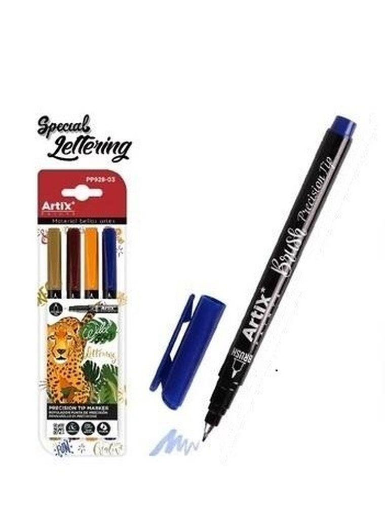 Artix, markery z precyzyjną końcówką, Wild Colors, 4 kolory
