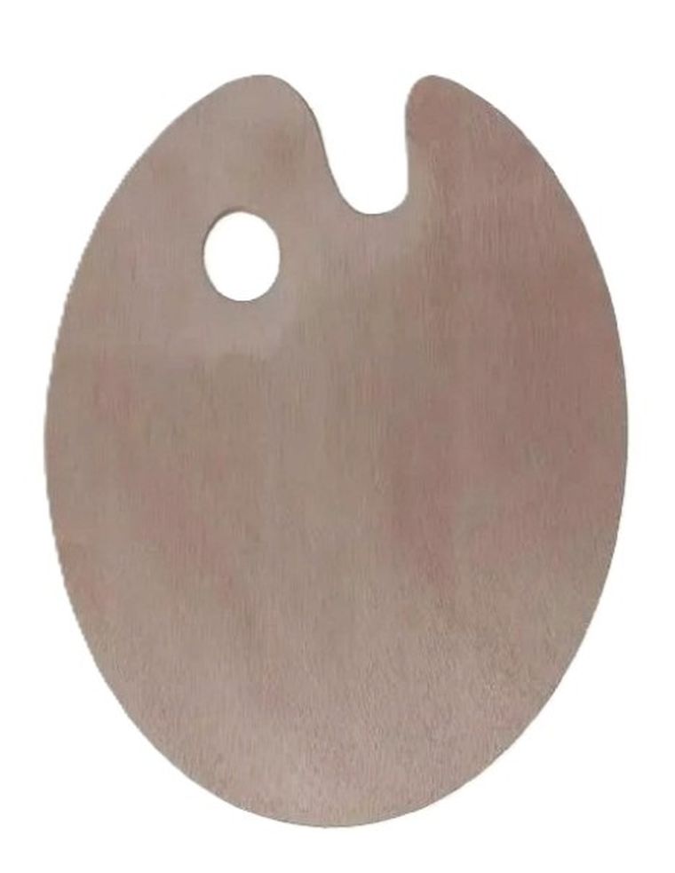 Artix, paleta malarska, okrągła, drewniana, 25-30 cm