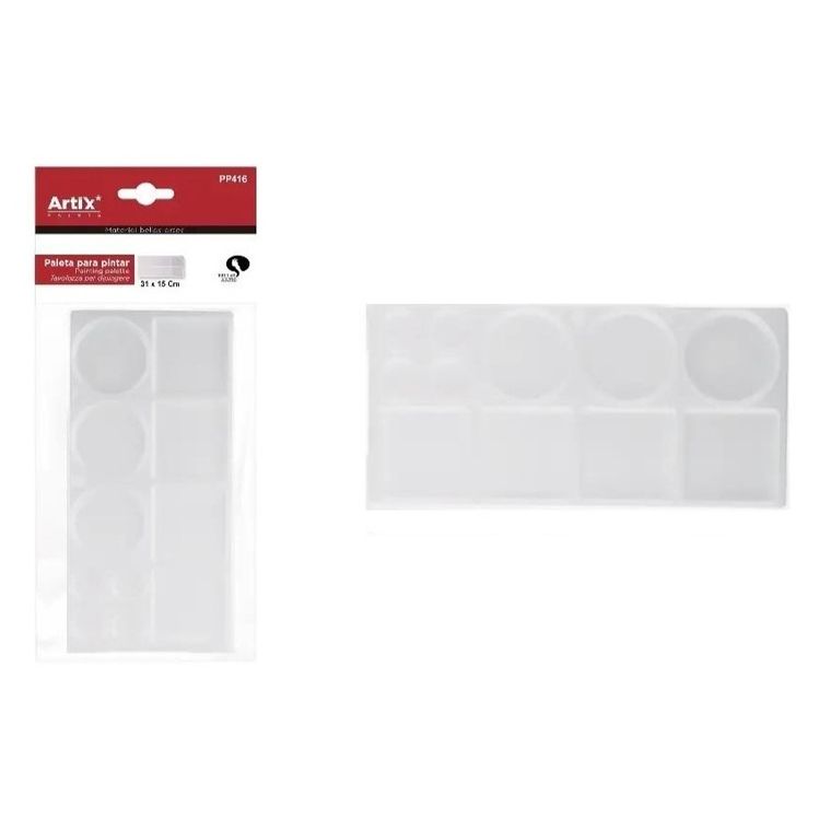 Artix, paleta malarska, prostokątna, 31-15 cm