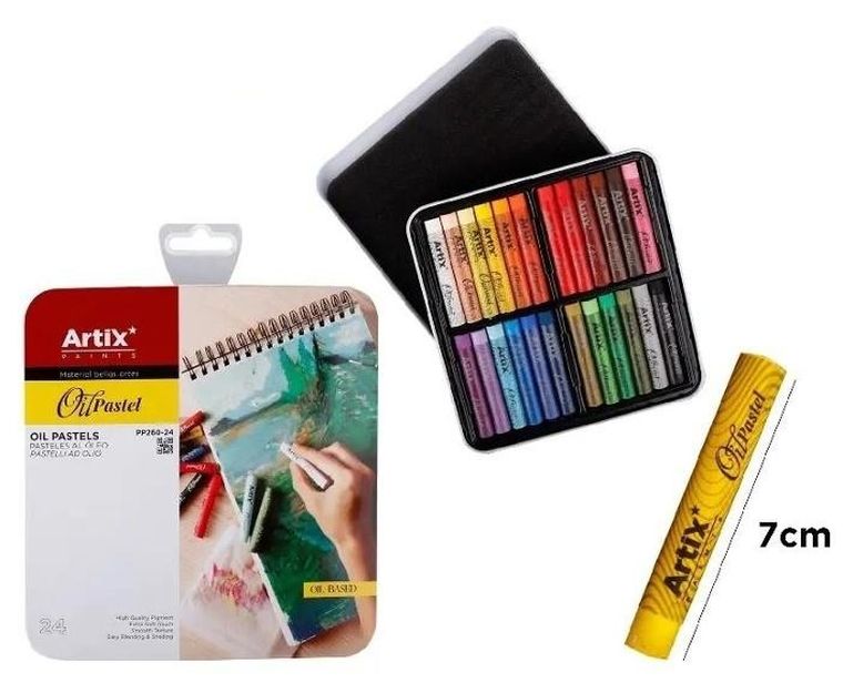Artix, pastele olejne, 24 kolory