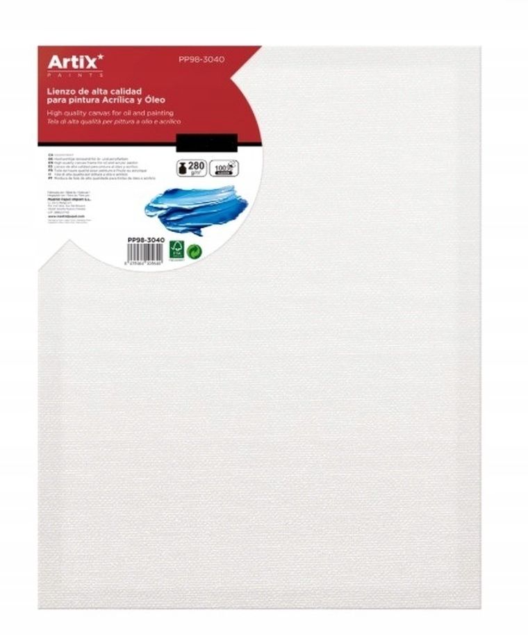 Artix, podobrazie, 20-30-1,5 cm, 280g/m2, 6 szt.