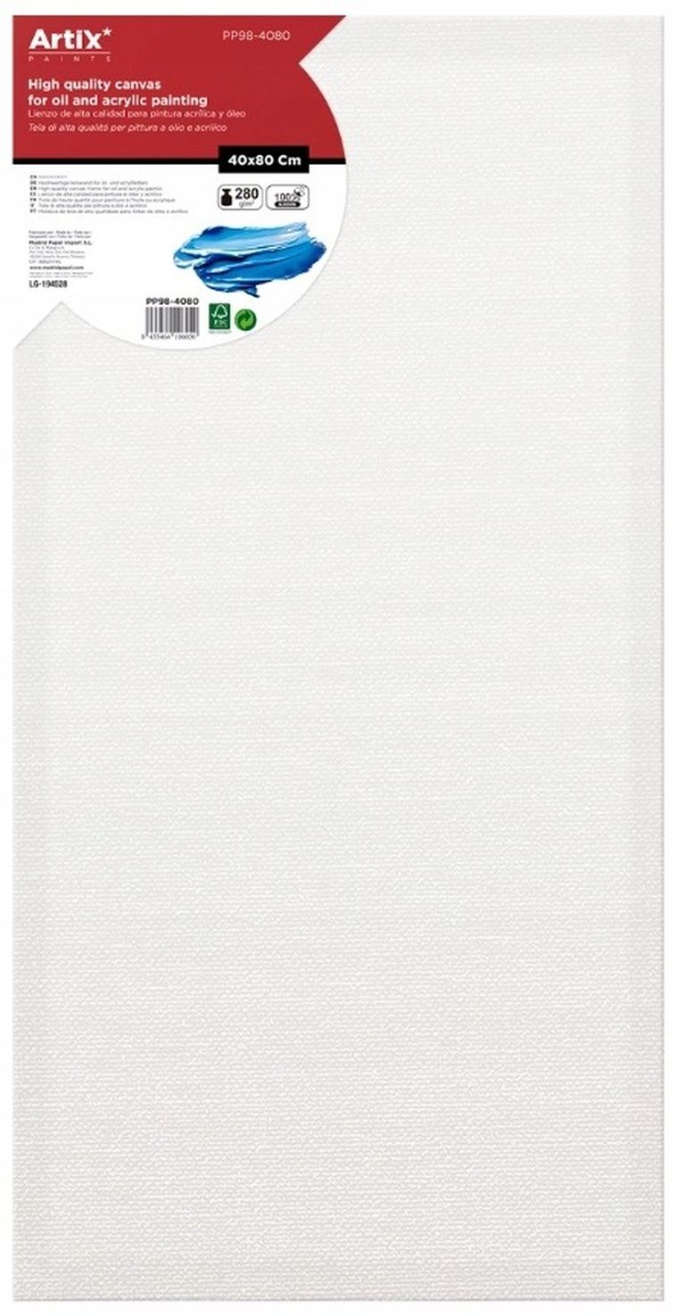 Artix, podobrazie, 40-80-1,5 cm, 280g/m2