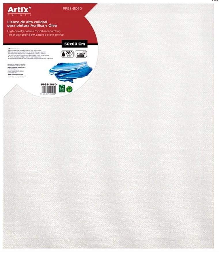 Artix, podobrazie, 50-60-1,5 cm, 280g/m2