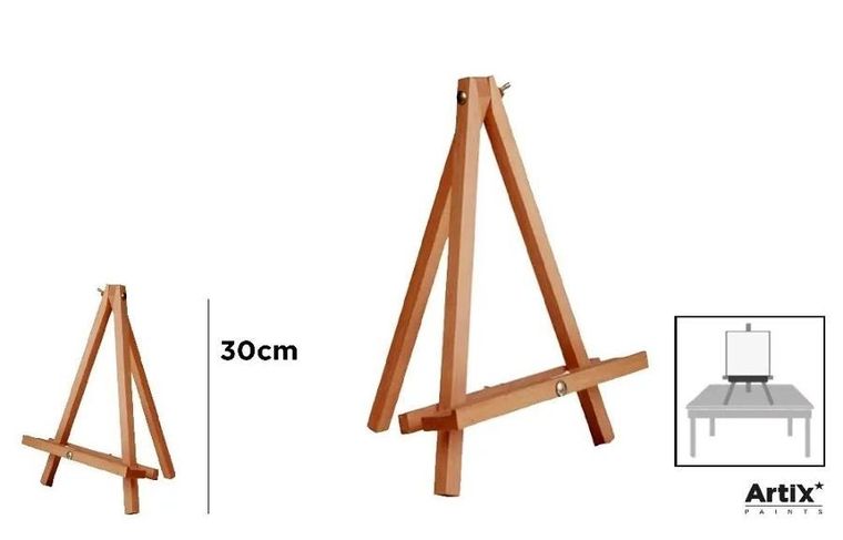 Artix, sztaluga stołowa mini, trójnożna, 24-20-30 cm