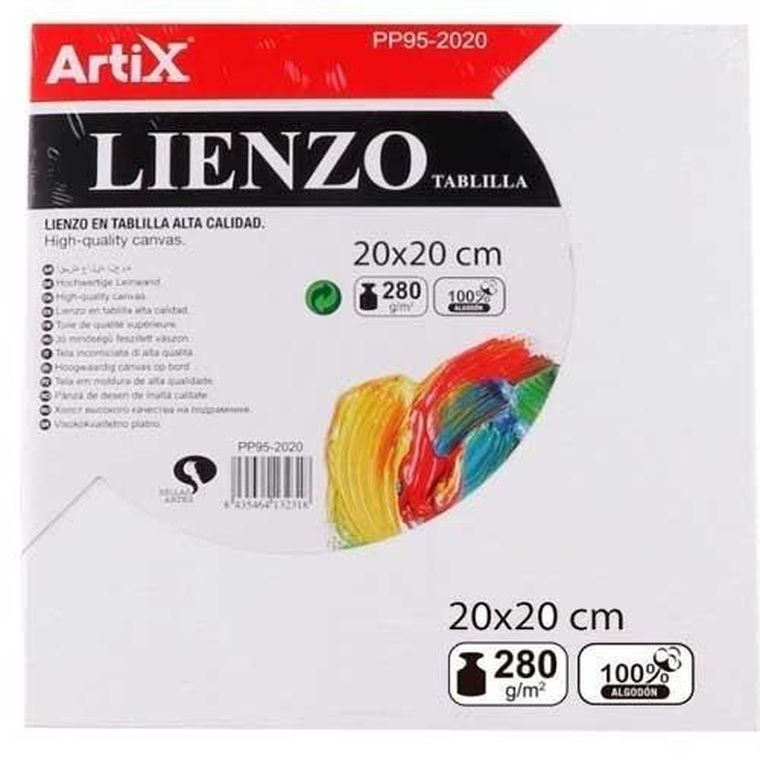 Artix, tablica malarska, 280g/m2, 20-20 cm