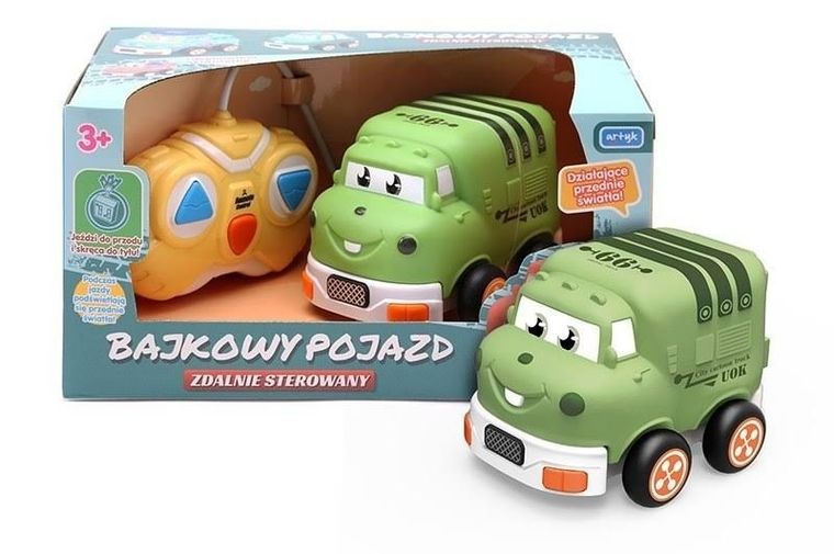 Artyk, Bajkowy pojazd zdalnie sterowany, zielony