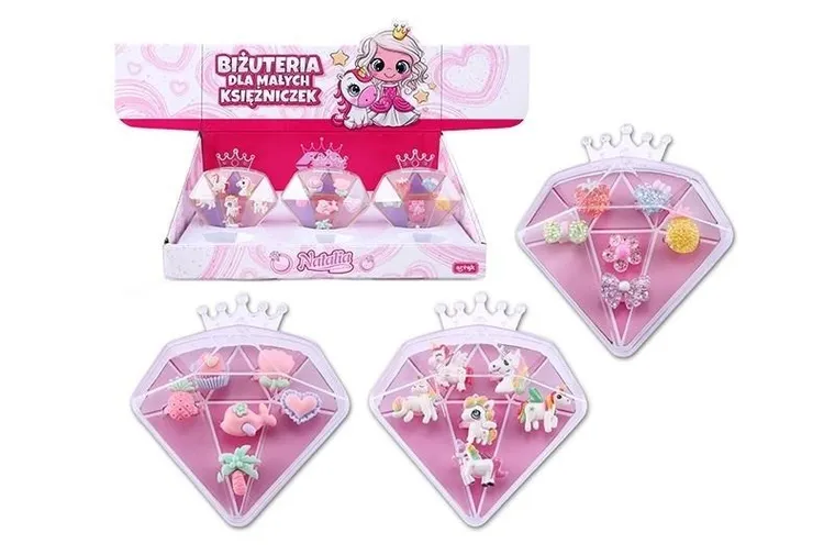 Artyk, Biżuteria dla małych księżniczek, zestaw pierścionków, Natalia