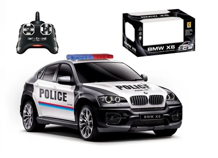 Artyk, BMW X6, Policja, radiowóz, pojazd zdalnie sterowany