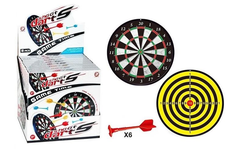 Artyk, dart, tarcza z rzutkami na magnes