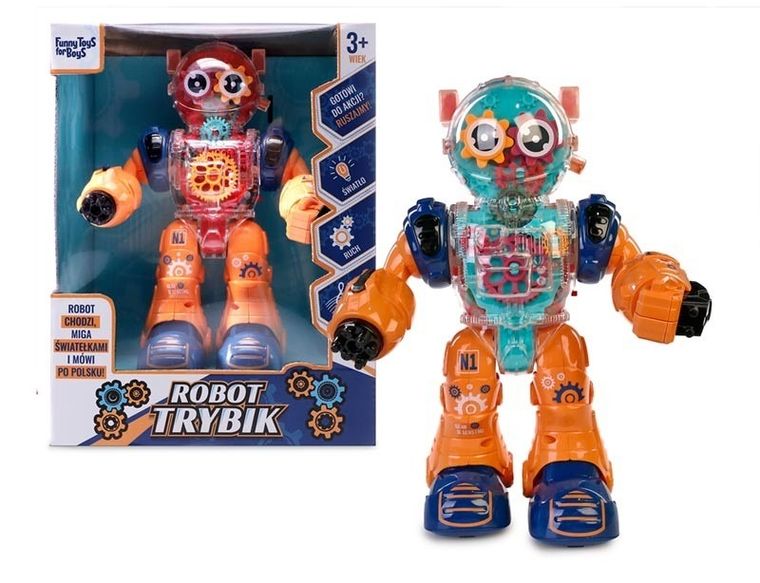 Artyk, Funny Toys For Boys, robot trybik, zabawka interaktywna
