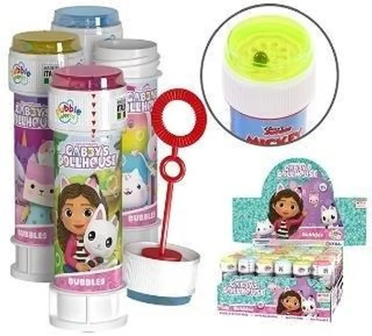 Artyk, Koci Domek Gabby, bańki mydlane, 60 ml, 36 szt.