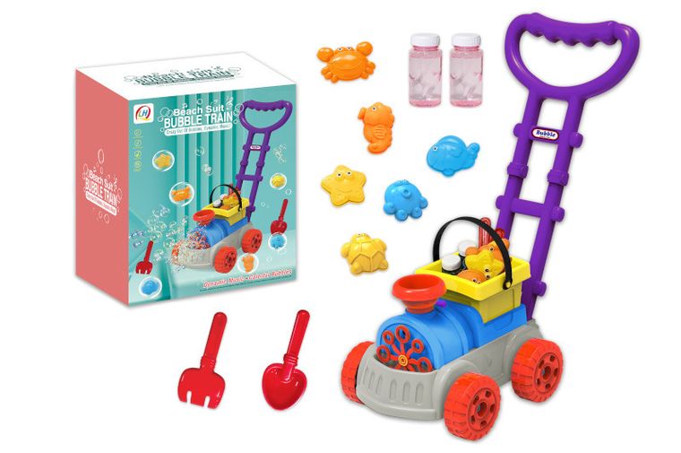 Artyk, kosiarka, lokomotywa do robienia baniek mydlanych