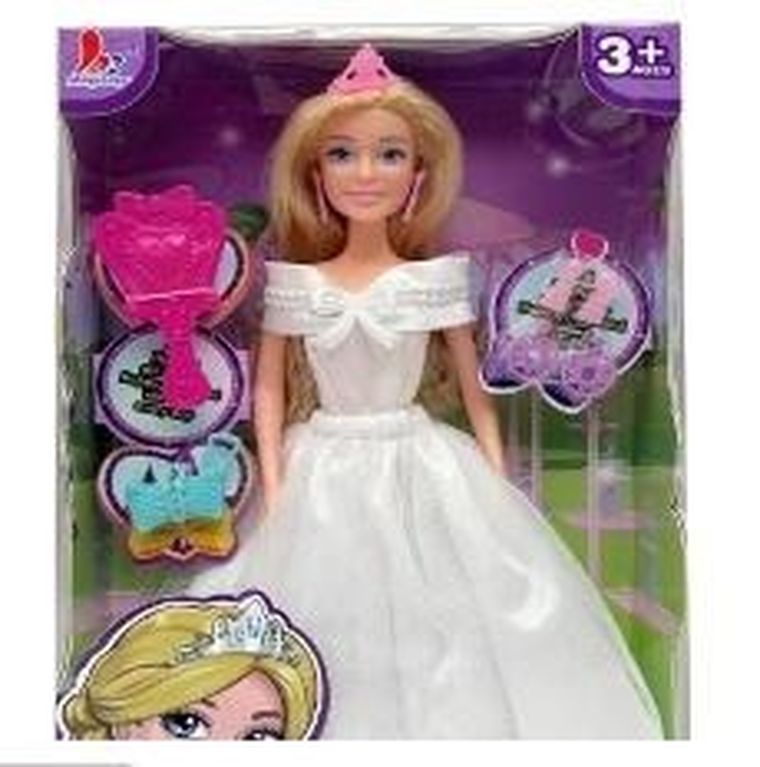 Artyk, lalka księżniczka w sukni ślubnej, 29 cm