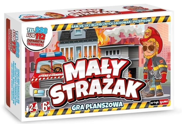 Artyk, Mały Strażak, gra edukacyjna, wersja podróżna