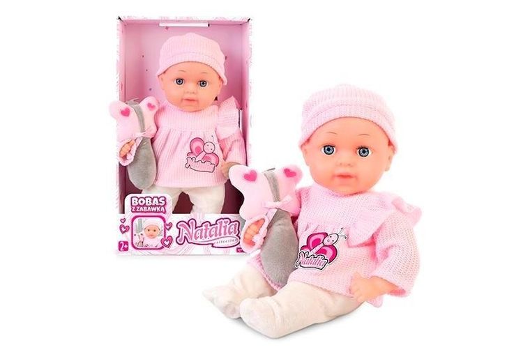 Artyk, Natalia, lalka z zabawką, 33 cm