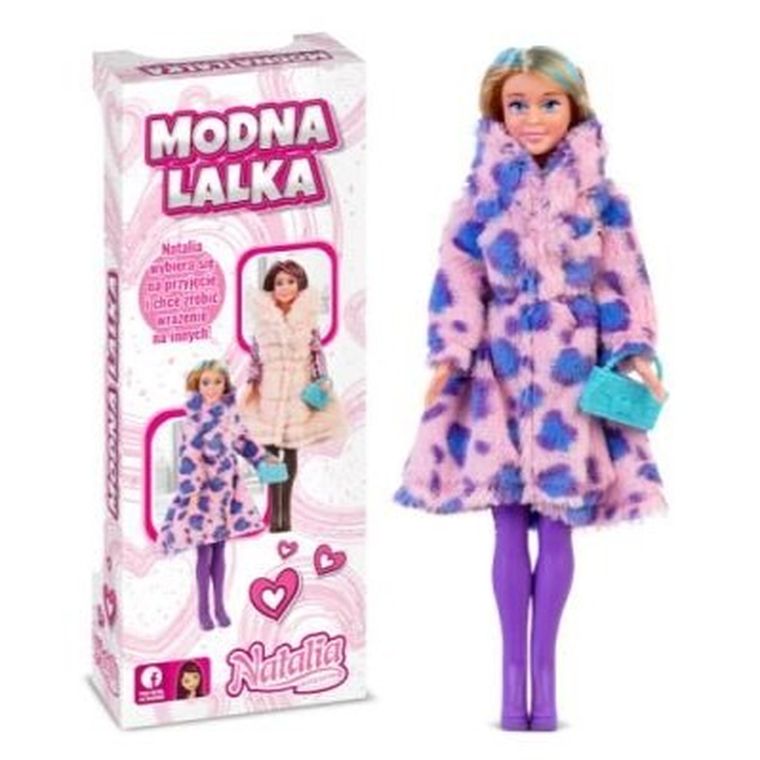 Artyk, Natalia, modna lalka w futerku, 29 cm