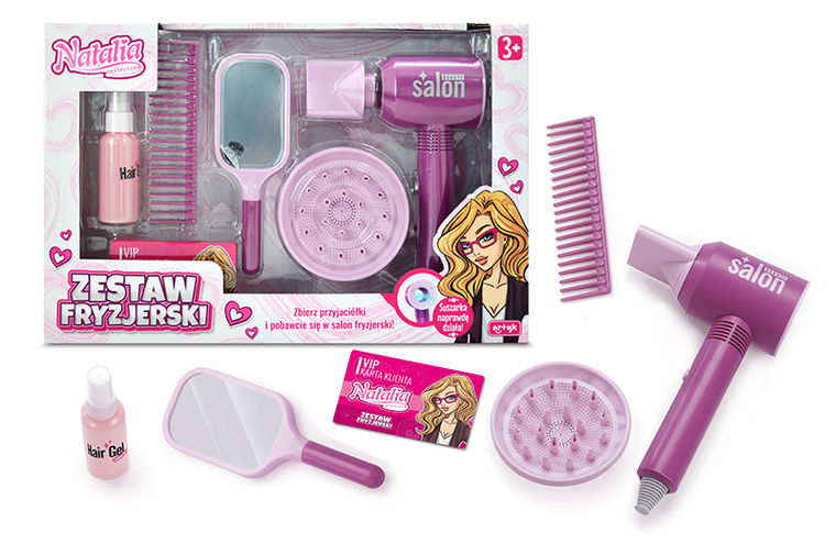 Artyk, Natalia, zestaw fryzjerski