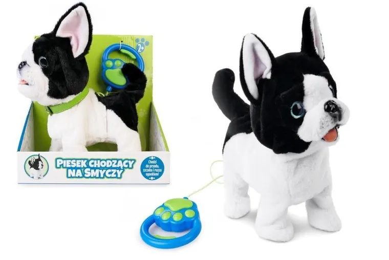 Artyk, Piesek chodzący na smyczy, maskotka interaktywna