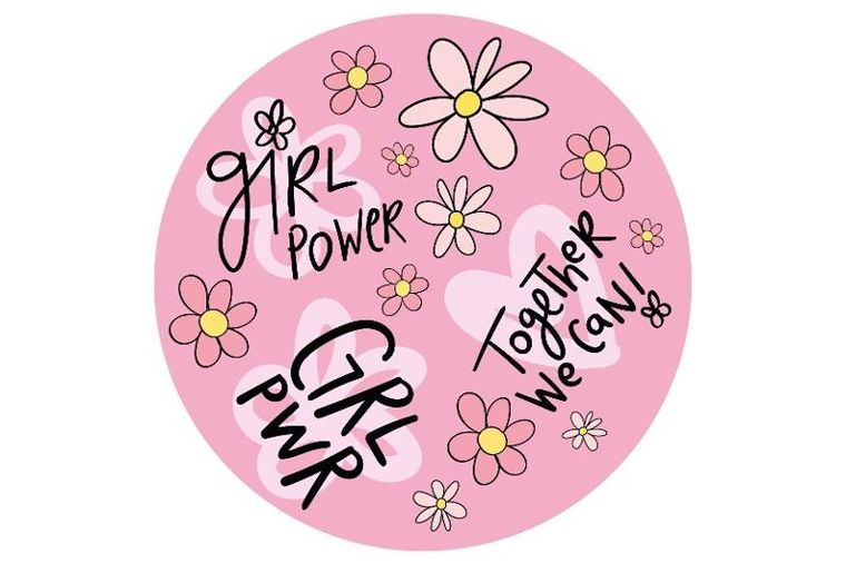 Artyk, piłka, girl power, 23 cm