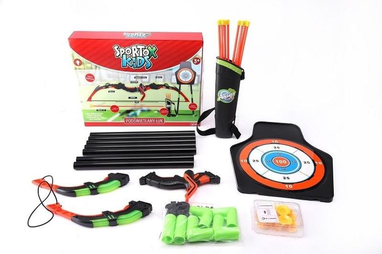 Artyk, podświetlany łuk z akcesoriami