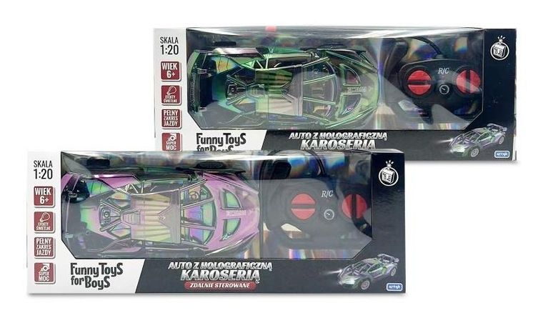 Artyk, pojazd zdalnie sterowany z holograficzną karoserią, 1 szt.