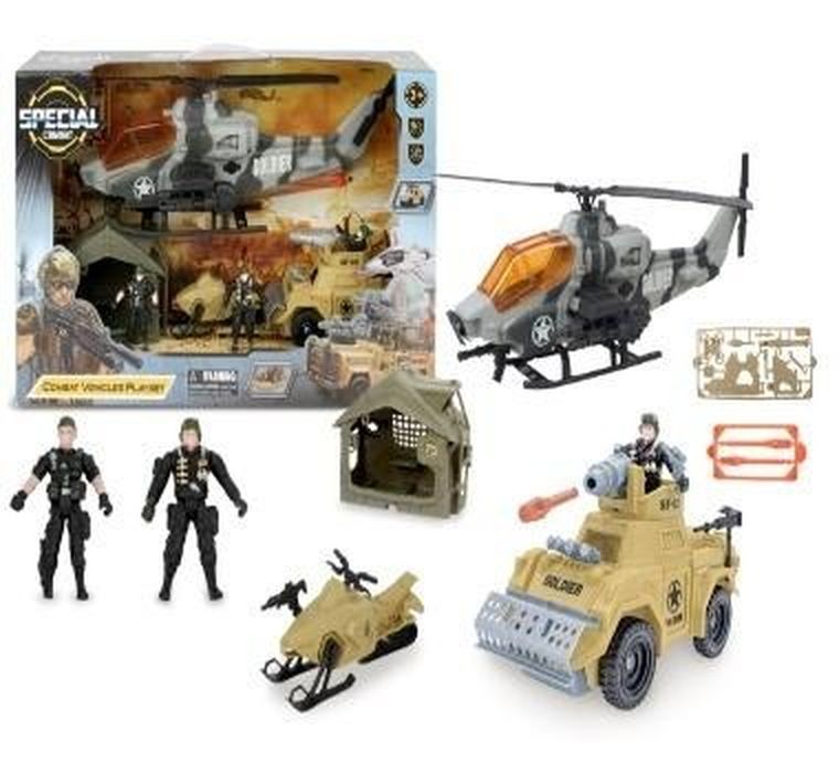 Artyk, pojazdy wojskowe z figurkami