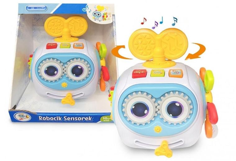 Artyk, robot, zabawka sensoryczna