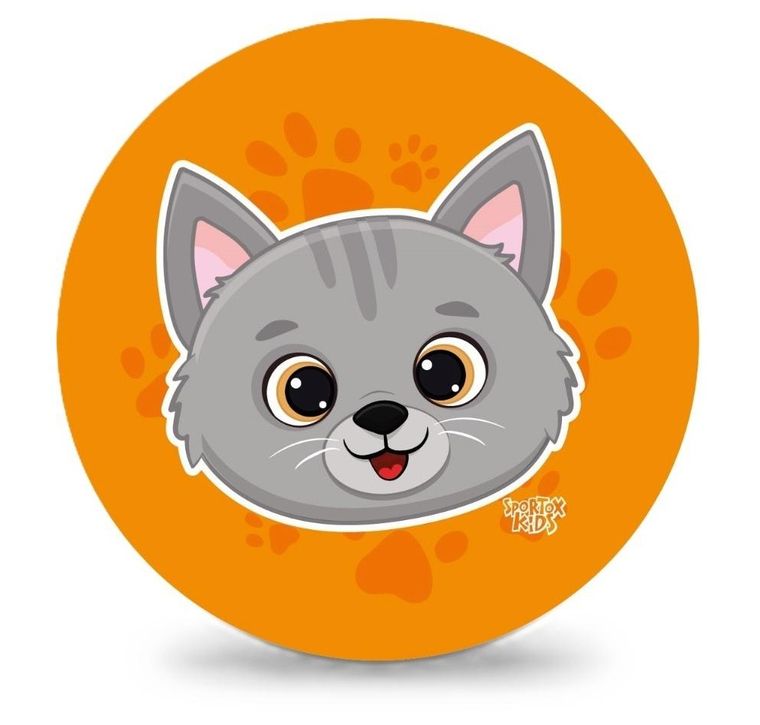 Artyk, Sportox Kids, piłka gumowa, kotek, 23 cm