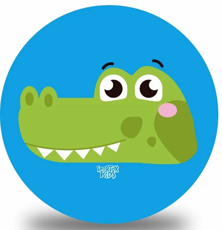 Artyk, Sportox Kids, piłka gumowa, krokodyl, 23 cm