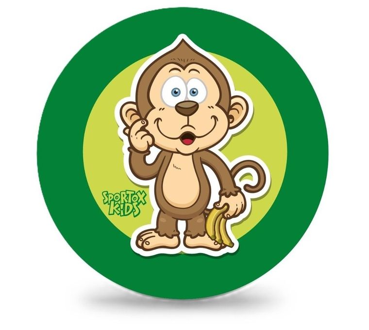 Artyk, Sportox Kids, piłka gumowa, małpka, 23 cm