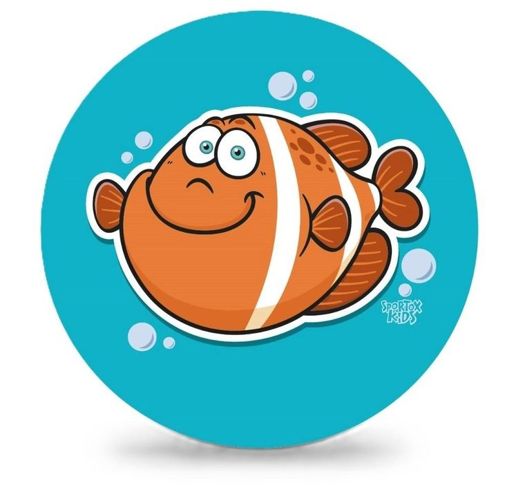 Artyk, Sportox Kids, piłka gumowa, rybka, 23 cm