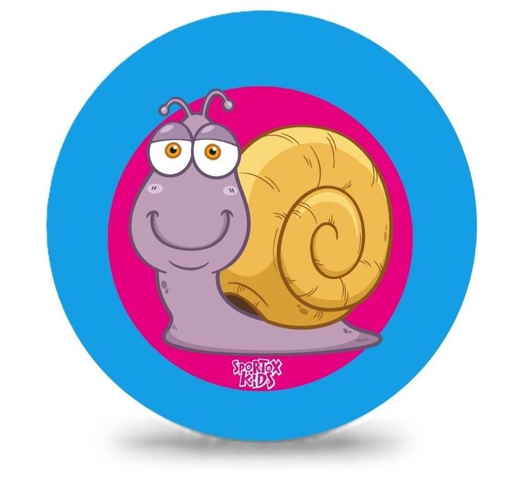 Artyk, Sportox Kids, piłka gumowa, ślimak, 23 cm
