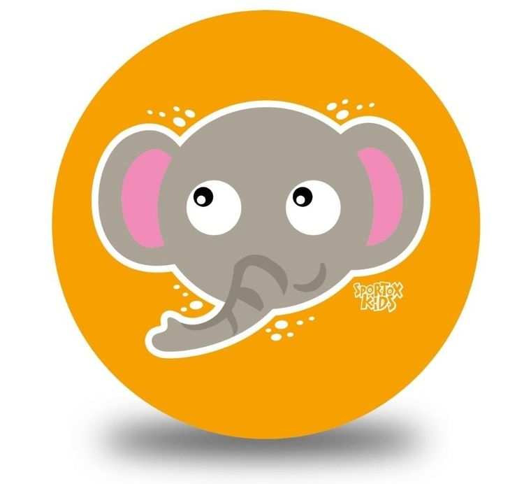 Artyk, Sportox Kids, piłka gumowa, słonik, 23 cm