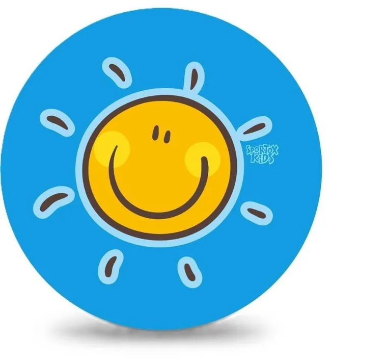 Artyk, Sportox Kids, piłka gumowa, Słonko, 23 cm