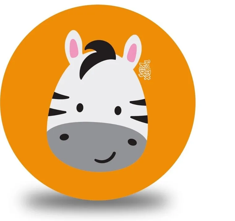 Artyk, Sportox Kids, piłka gumowa, zebra, 23 cm