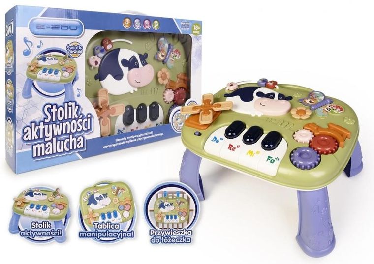 Artyk, stoliczek edukacyjny z pianinkiem