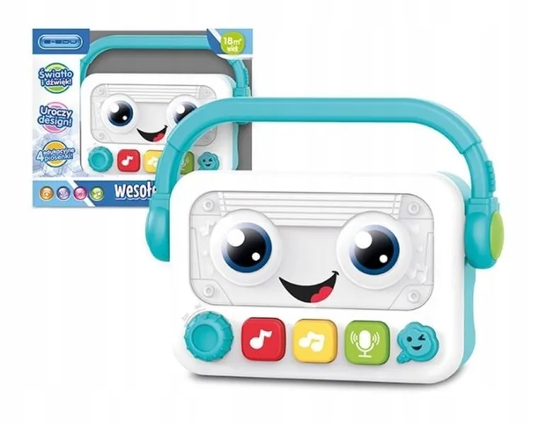 Artyk, wesołe radyjko, zabawka interaktywna