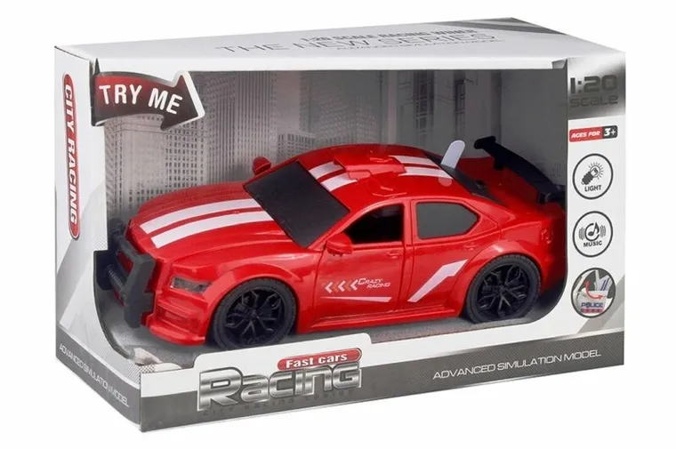 Artyk, Wyścigówka, pojazd z napędem frykcyjnym, światło i dźwięk