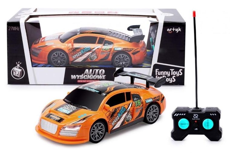 Artyk, wyścigówka, pojazd zdalnie sterowany