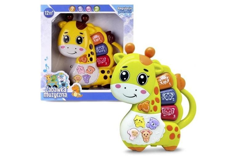 Artyk, żyrafa, zabawka interaktywna
