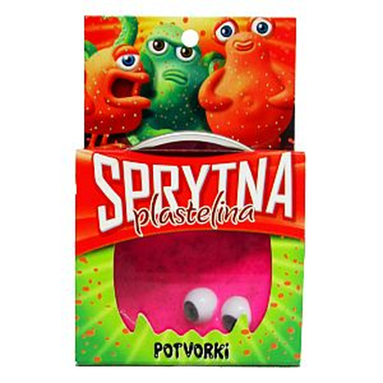 Artyzan, sprytna plastelina, różowy potworek