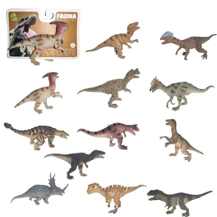 Askato, dinozaur gumowy, figurka